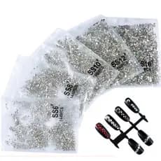 Strass De Cristal Pedras Adesivos De Unhas Fruta Cor 1440 unidades