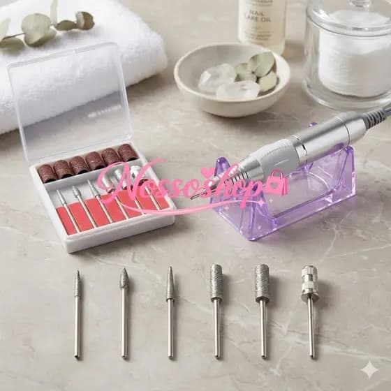 Kit 6 Brocas e 6 Lixas para Lixa Elétrica Lucky Bazar