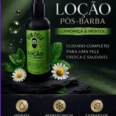 Loção Pós Barba Barbeiro Barbearia Previne Irritação Mentol 100ml