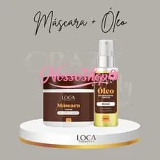 Kit Máscara 500g + Óleo 60ml - Loca Cosmetic