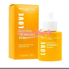 Sérum Facial Vitamina C 10 em 1 Max Love – Antioxidante, Clareador e Hidratante