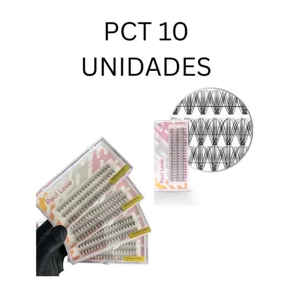Pacote de 10 unidades de tufinho Real Love