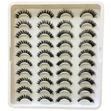 20 pares de cílios postiços H107