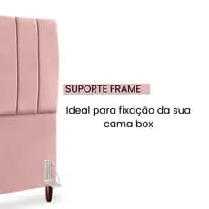 Kit Frame Suporte Econômico Cabeceira Cama Box Solteiro Casal Queen King Par Aço Parafuso Fácil Instalar