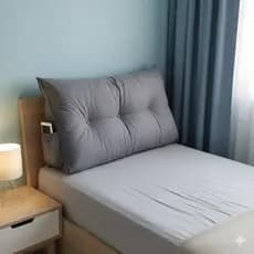 Almofada Cabeceira 90cm Solteiro Apoio Lombar Descanso