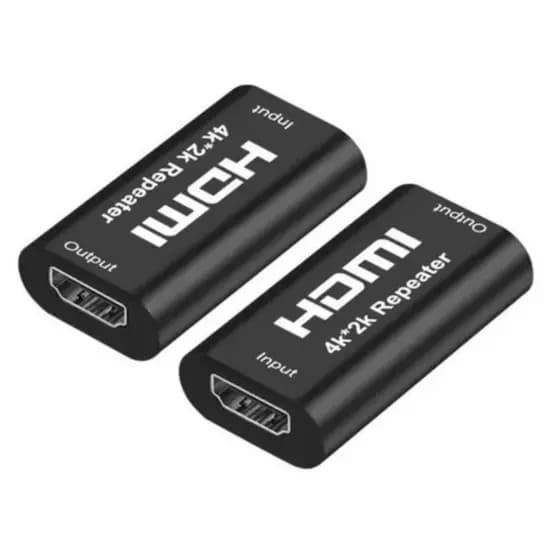 Repetidor Emenda Hdmi Fêmea x Fêmea 4K 2K Tv Amplificador Sinal 40 Metros