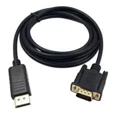 Cabo Displayport Macho X Vga Macho De 1,80 Metros Banhado