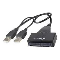 Cabo Usb 2.0 Para Sata Com Entrada 12v Hdd 3.5