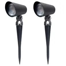KIT 2 Luminária Espeto Spot para Jardim COPA LED 7W OPUS 3000K