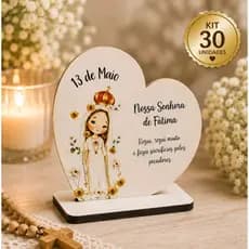 Kit 30 Lembrancinhas Religiosas Católicas Decoração Mdf Páscoa Natal