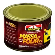 Massa de Polir Branca Tira Mancha e Arranhões N2 Proauto 500G