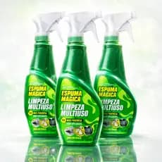Kit C/ 3 Espuma Mágica C/ Borrifador Limpeza Poderosa 500ML