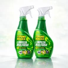 Kit C/ 2 Espuma Mágica C/ Borrifador Limpeza Poderosa 500ML