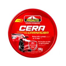 Cera Automotiva Lata C/ Carnaúba Proauto 200g