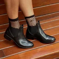 Bota Galocha Feminina Injetado Em Pvc Barato Várias Cores Com Palmilha