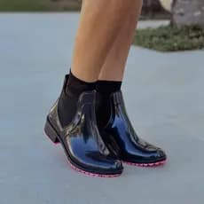 Bota Galocha Feminina Com Soleta Injetada Em Pvc Barato Várias Cores Com Palmilha