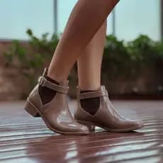Bota Galocha Feminina Injetada Em Pvc Barato Várias Cores Com Palmilha