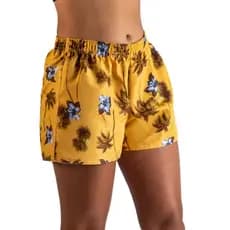 Kit Shortinho Praia Feminino Estampado Tactel Short Verão Soltinho Leve