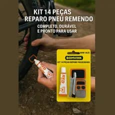 Reparo de Pneu 14 Peças BOMVINK – Compacto, Completo e Pronto para Uso