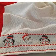 Pano de Copa Natal Felpudo Döhler 45cm x 70cm –pano de prato 100% algodão com excelente absorção