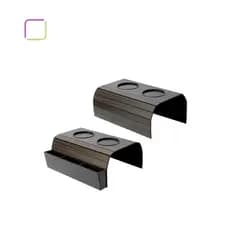Kit 2 Suportes Para Braço Sofá Esteiras Porta Copo e Porta Controle Bandeja Mdf Tabaco