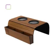 Melhor esteira suporte porta copo e controle bandeja flexível para braço sofá madeira mdf