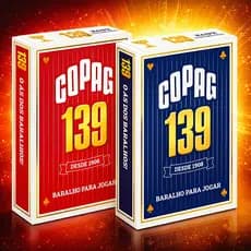 Kit 10 Baralhos Ideal Família e Amigos Promoção Copa 139 Naipe Convencional 54 Cartas Nao O.G