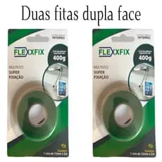 Fita Dupla Face Fita Adesiva Fixa Forte Transparente Extra Forte -Multiuso Fita Dupla Face Flexxfix 400g Fixação Forte E Imediata!