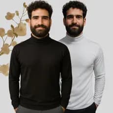 KIT Com 2 Cacharrel Masculina Manga Longa Segunda Pele Moda Inverno