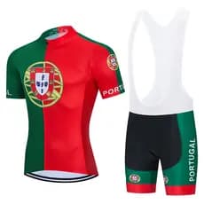 Equipe De Outono Portugal Ciclismo Jersey 9D Gel Set MTB Vestuário De Bicicleta Ropa Culotte Curto Maillot