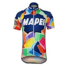 Fato De Passeio De Outono Nova Equipe Profissional MAPEI Camisa De Ciclismo De Manga Curta Camisas De Bicicleta Masculina MTB tops Roupas Ropa maillot