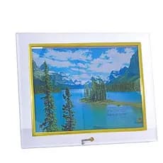 Porta Retrato Horizontal e Vertical de Vidro 15x20CM Molduras Para Fotos Decoração