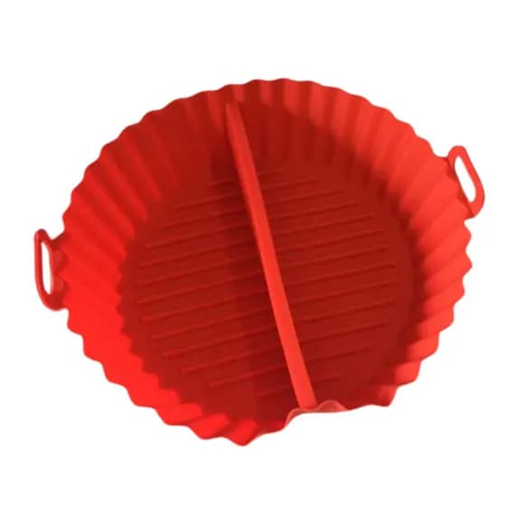 Forma De Silicone Com Divisão Para Air Fryer 20cm x 16cm x 5cm Ref:193791 Utilidade de Cozinha