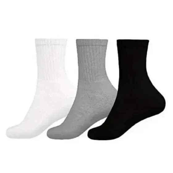 Kit Meias C/3 Pares HB Fashion Sport 40-46 Cano Longo Frio Inverno