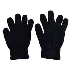Luvas de Lã Protege do Frio Preta Adulto Básica Frio Inverno Moda Elegante Acessório Luva Leve Confortável