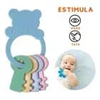 Mordedor Baby Bebê Macio Chaves Art Baby Colorido Urso
