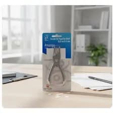 Furador De Papel Alicate 1 Furo 12,5cm X 6mm Metal