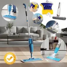 Mop Spray Profissional Reservatório Lava Seca Chão Vidros + Limpa Vidros Magnético