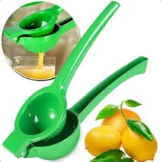 Espremedor de Limão Profissional Amarelo | Extrator Manual com Alavanca Resistente Chef Cozinha