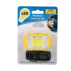 Lanterna Cabeça LED Headlamp 140 Lumens Recarregável Super Brilhante