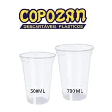 Copo Transparente Liso PP Ultra com unidades