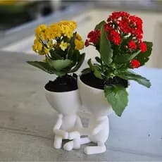 Vaso Suculenta Decorativo Abraçados Suculenta Vaso Decorativo Amor de Mãe abraçadinho