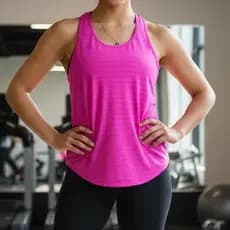 Regata Feminina Rosa Conforto Diário Fit Toque Macio e Caimento Perfeito