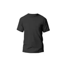 CAMISETA CASUAL PRETO 100% ALGODÃO (PREMIUM)