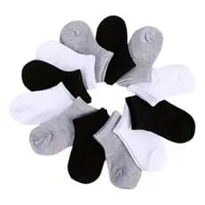 Kit 12 Pares De Meia Infantil Cano Curto