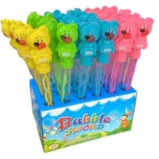 Bastão kit com 24 Unidades/Faz bolhas Urso