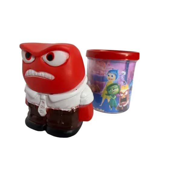 Kit Boneco Divertidamente Raiva e Caneca