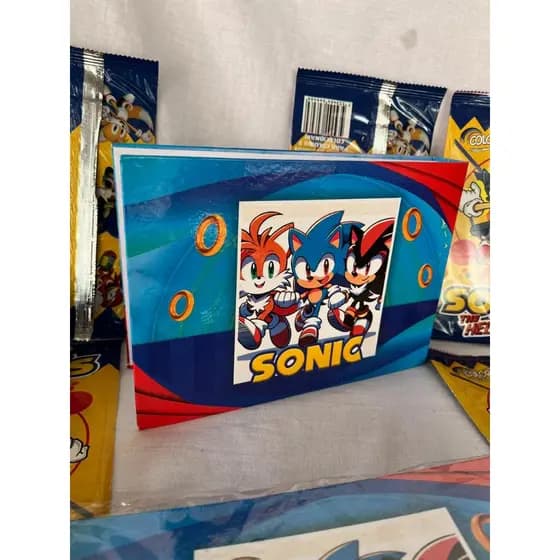 Fichário 2 Argola Colorindo Card Capa Dura Laminado bopp formato 21x15 colorido papelão artesanal ar 1.7 Gliter frente v