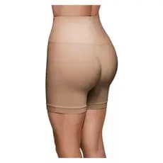 Short Duplo Canelad Bege Feminino - P/M