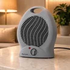 Aquecedor Elétrico Portátil 1000W 127/220V Termoventilador Aquecedor de Ambiente Quarto Sala